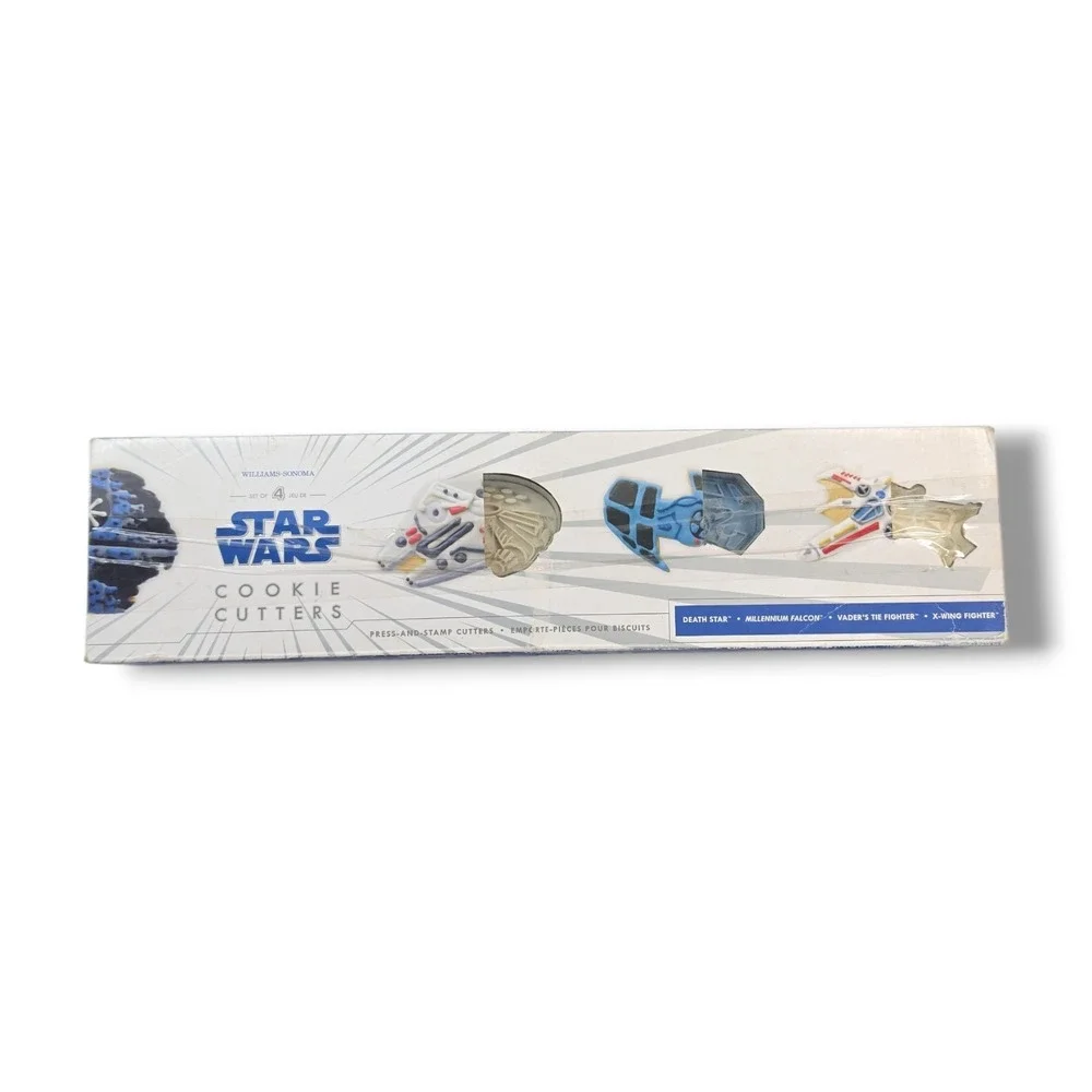 Star Wars Set Of 4 Cookie Cutters By Williams-Sonoma - New In Open Package‎